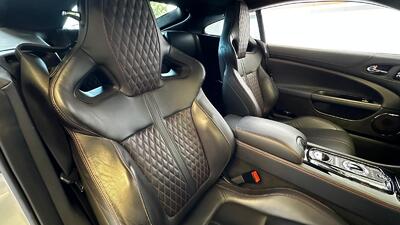 Warm Charcoal Leather - Red StitchingInterior image