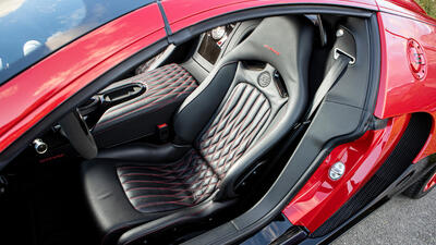 Black Leather - Red StitchingInterior image