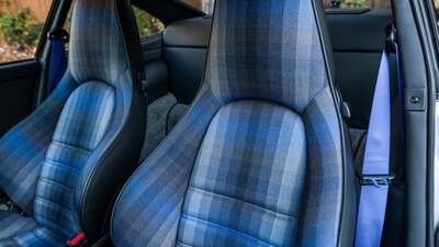 Blue / Grey Tartan FabricInterior image