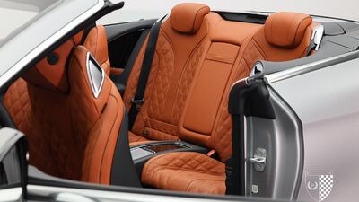 Amaretto / Black Leather - Copper StitchingInterior image