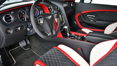 Beluga Leather - Red StitchingInterior image