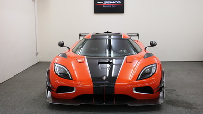 Alba Orange / Exposed Carbon Fiber - Silver AccentsColor image