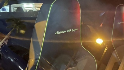 Black Alcantara - Acid Green PipingInterior image