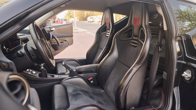 Black Alcantara - Atomic Red StitchingInterior image