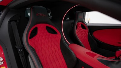 Beluga Black / Tangerine Leather - Tangerine StitchingInterior image